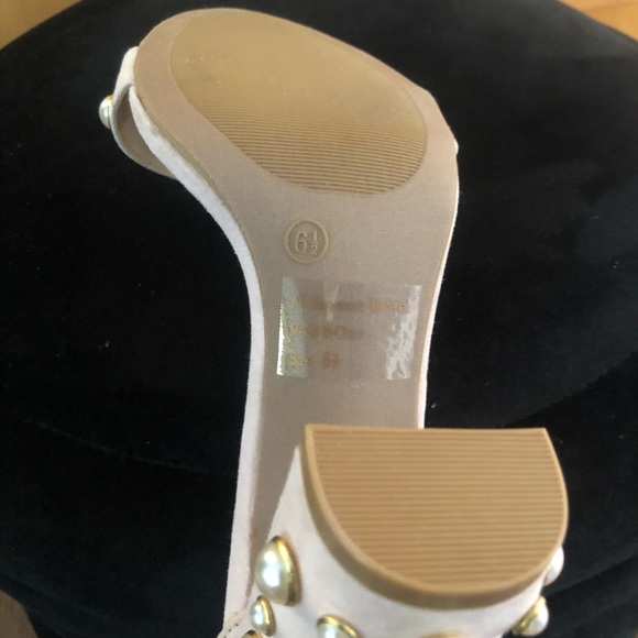 By The Way Blush Pearl Heels. Bride or Bridesmaid - Picture 7 of 8